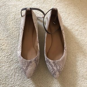 Banana Republic Ankle Strap Flats